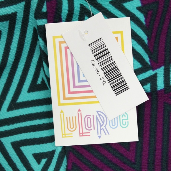 LuLaRoe Cassie Skirt Plus Size 3XL purple NEW - Picture 5 of 6